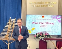 ស្ថានទូតវៀតណាមប្រចាំនៅសហព័ន្ធរុស្ស៊ី រៀបចំពិធីអំណរ​​និទាឃរដូវឆ្នាំ ២០២៣