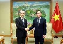 ឧបនាយករដ្ឋមន្ត្រី Tran Luu Quang ទទួលជួបឯកអគ្គរដ្ឋទូតចិនប្រចាំវៀតណាម