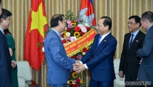 អនុរដ្ឋមន្រ្តីក្រសួងការបរទេស លោក Nguyen Quoc Dung បានជូនពរចូលឆ្នាំថ្មីប្រពៃណីជាតិខ្មែរ