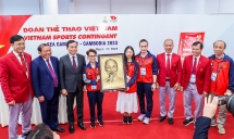 ស៊ីហ្គេម ៣២៖ ឧបនាយករដ្ឋមន្ត្រីវៀតណាម លើក​ទឹកចិត្ត​ដល់​ស្មារតីប្រកួតរបស់ប្រតិភូកីឡាវៀតណាម