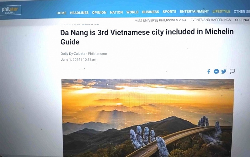 កាសែតហ្វីលីពីន Philstar ណែនាំមុខម្ហូបរបស់ទីក្រុង Da Nang កាសែតហ្វីលីពីន Philstar ណែនាំមុខម្ហូបរបស់ទីក្រុង Da Nang