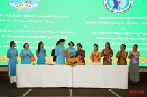 នារសៀលថ្ងៃទី២៥ ខែកក្កដា ឆ្នាំ២០២២ នៅរាជធានីភ្នំពេញ បានប្រព្រឹត្តទៅពិធីអបអរសាទរខួបលើកទី៥៥ នៃការបង្កើតទំនាក់ទំនងការទូតរវាងវៀតណាម និងកម្ពុជា និងពិធីចុះហត
