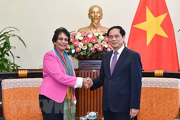 ទិដ្ឋភាពនៅជំនួបនេះ។ (រូបថត៖ TTXVN) ទិដ្ឋភាពនៅជំនួបនេះ។ (រូបថត៖ TTXVN)