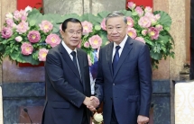 ប្រធានរដ្ឋវៀតណាមលោក​ To Lam ​អញ្ជើញទទួលជួបសម្តេចតេជោ ហ៊ុន សែន ប្រធានព្រឹទ្ធសភា និងជាប្រធានគណបក្សប្រជាជនកម្ពុជា