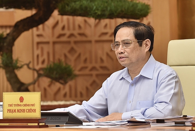 លោកនាយករដ្ឋមន្រ្តី Pham Minh Chinh  (រូបថត៖ VTV)