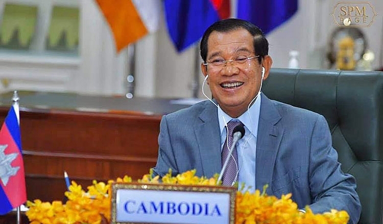 សម្ដេចតេជោ ហ៊ុន សែន នាយករដ្ឋមន្ត្រីនៃព្រះរាជាណាចក្រកម្ពុជា