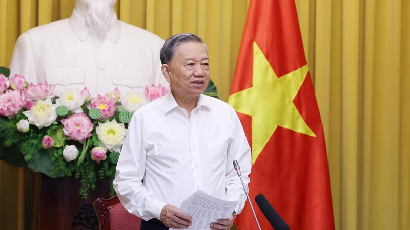 ប្រធានរដ្ឋលោក To Lam អញ្ជើញជាអធិបតីកិច្ចប្រជុំគណៈកម្មាធិការដឹកនាំមជ្ឈឹមសម្រាប់កំណែទម្រង់ប្រព័ន្ធយុត្តិធម៌