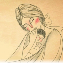 នៅក្នុងរង្វង់ដៃអ្នកម្តាយ