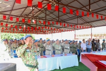ក្រុមវិស្វកម្មលេខ៣ របស់កងទ័ពប្រជាជនវៀតណាម ចេញដំណើរទៅបំពេញភារកិច្ចនៅតំបន់ Abyei