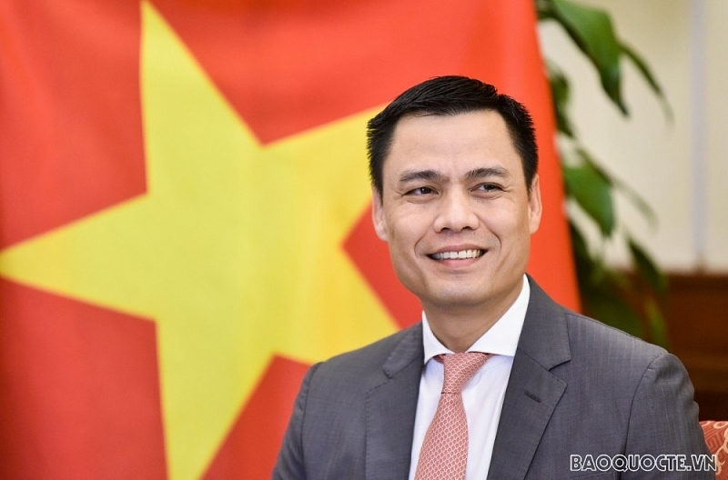 អនុរដ្ឋមន្ត្រីការបរទេសវៀតណាម លោក Dang Hoang Giang។ (រូបថត៖ baoquocte)