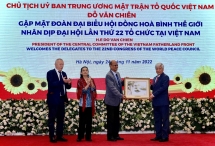 រណសិរ្សមាតុភូមិវៀតណាម និងក្រុមប្រឹក្សាសន្តិភាពពិភពលោកចាំបាច់ត្រូវពង្រឹងកិច្ចសហប្រតិបត្តិការដើម្បីសន្តិភាព
