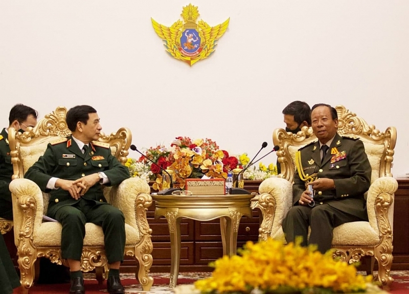 ក្រសួងការពារជាតិនៃប្រទេសទាំងពីរកម្ពុជា-វៀតណាម ពង្រឹងទំនាក់ទំនងឲ្យកាន់តែខ្លាំងបន្ថែមទៀត