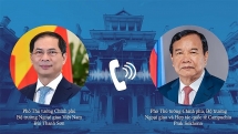 ឧបនាយករដ្ឋមន្ត្រី រដ្ឋមន្ត្រីក្រសួងការបរទេស វៀតណាមលោក Bui Thanh Son បានជួបសន្ទនាការងារតាមទូរស័ព្ទជាមួយឧបនាយក រដ្ឋមន្ត្រី រដ្ឋមន្ត្រីក្រសួងការបរទេស និង