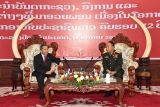 ຮອງລ ດຖະມ ນຕ ກະຊວງການຕ າງປະເທດ ຢ ຽມຢາມໂຄງການຮ ວມມ ລາວ ໄທ ເນ ອງໃນໂອກາດ ຄ ບຮອບ 70 ປ ແຫ ງການສ າງຕ ງສາຍພ ວພ ນການທ ດ