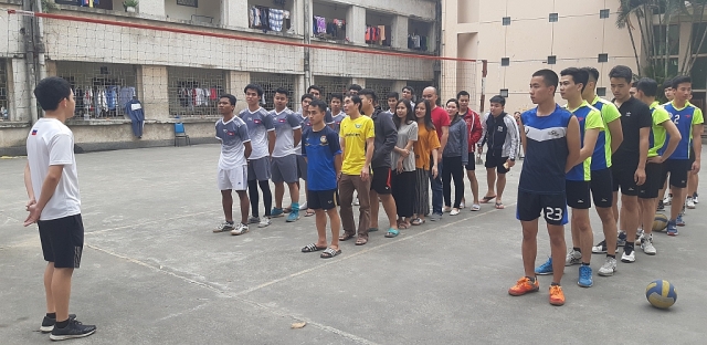 giao luu huu nghi bong chuyen sinh vien viet nam lao campuchia
