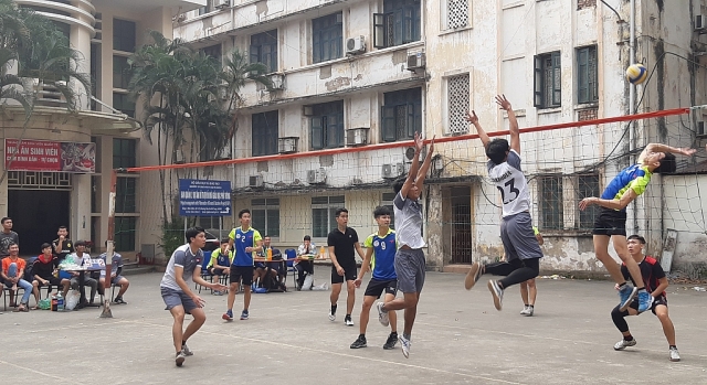 giao luu huu nghi bong chuyen sinh vien viet nam lao campuchia