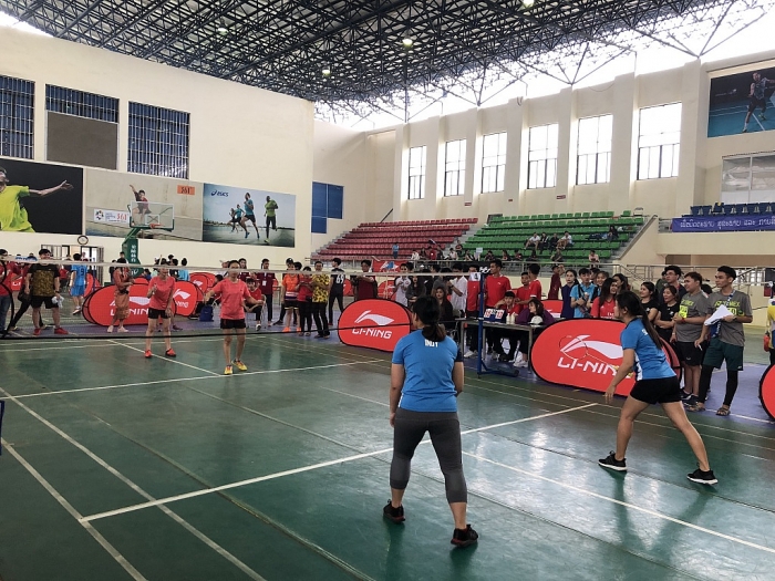 khai mac dai hoi the thao luu hoc sinh lao tai ha noi