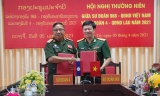 ກອງພົນ 968 ທະຫານເຂດ 4  ກອງທັບປະຊາຊົນຫວຽດນາມ ແລະ ກອງພົນທີ 4 ກອງທັບປະຊາຊົນລາວ ຈັດຕັ້ງກອງປະຊຸມປະຈໍາປີ 2021