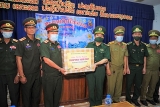 ສ້າງເສັ້ນຊາຍແດນລວມລະຫວ່າງສອງປະເທດ ຫວຽດນາມ - ລາວ ໃຫ້ມີສັນຕິພາບ, ສະຖຽນລະພາບ, ຮ່ວມມືພ້ອມກັນພັດທະນາໃຫ້ຍືນຍົງ ແລະຍາວນານ