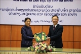 ທ່ານ​ນາງ​ຮອງ​ປະ​ທານ​ປະ​ເທດ​ລາວ ປາ​ນີ ຢາ​ທໍ່​ຕູ້ ຢ້ຽມ​ຢາມ ແລະ ເຮັດ​ວຽກ​ຢູ່​ແຂວງ ຮ່າ​ຢາງ