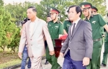 ປົງອັດຖິທະຫານອາສາສະໝັກ ແລະນັກຊ່ຽວຊານຫວຽດນາມ ທີ່ເສຍສະຫຼະຊີວິດຢູ່ລາວ