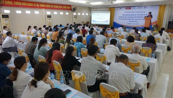 ກອງປະຊຸມສຳມະນາເລີ່ມເຄື່ອນໄຫວ ໂຄງການ  (ພາບ: TTXVN)