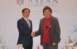 ລັດ​ຖະ​ມົນ​ຕີ​ການ​ຕ່າງ​ປະ​ເທດ ບຸຍ​ແທັງ​ເຊີນ ພົບ​ປະ​ສອງ​ຝ່າຍ​ຢູ່ກອງ​ປະ​ຊຸມ​ລັດ​ຖະ​ມົນ​ຕີ​ການ​ຕ່າງ​ປະ​ເທດ ອາ​ຊຽນ​ຄັ້ງ​ທີ 55