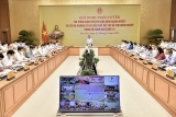 ກອງ​ປະ​ຊຸມ​ທາງ​ໄກລະ​ຫວ່າງ ລັດ​ຖະ​ບານ ກັບ​ປະ​ຊາ​ຄົມ​ວິ​ສາ​ຫະ​ກິດ ແລະ ບັນ​ດາ​ທ້ອງ​ຖິ່ນ​ກ່ຽວ​ກັບ​ມາດ​ຕະ​ການ​ໜູນ​ຊ່ວຍ​ວິ​ສາ​ຫະ​ກິດ​ໃນ​ສະ​ພາບ​ການ​ໂລກ​ລະ​ບາດ​ໂຄວິດ - 19
