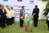 ສະເຫລ ມສະຫລອງວ ນສ າງຕ ງສາຍພ ວພ ນການທ ດ ລາວ ສ ເກ າຫລ ຄ ບຮອບ 25 ປ