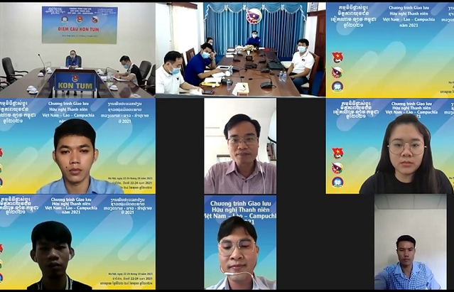 ຊາວ​ໜຸ່ມສາມ​ປະ​ເທດ ຫວຽດ​ນາມ - ລາວ - ກຳ​ປູ​ເຈຍ ເພີ່ມ​ທ​ະ​ວີ​ການ​ຮ່ວມ​ມື​ໃນ​ວຽກ​ງານ​ປ້້ອງ​ກັນ, ຕ້ານ​ໂລກ​ລະ​ບາດ​ໂຄວິດ - 19, ຮັບ​ມື ແລະ ເຊື່ອມ​ໂຍງ​ເຂົ້າ​ກັບ​ສາ​ກົນ