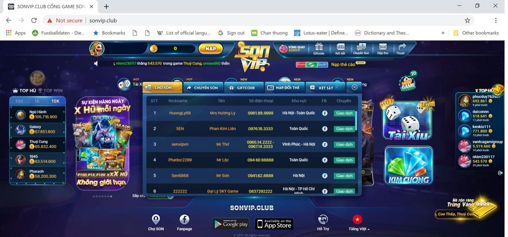 vua xu xong rikvip song bac online tra hinh lai day ray tren mang