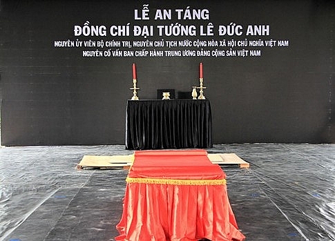 Quốc tang Nguyên Chủ tịch nước Lê Đức Anh quoc tang nguyen chu tich nuoc le duc anh