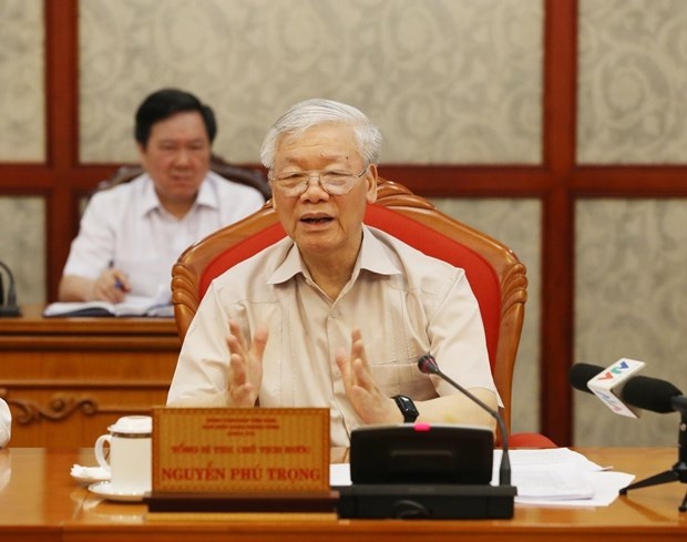 Tổng Bí thư, Chủ tịch nước Nguyễn Phú Trọng chủ trì họp Bộ Chính trị ngày 15/5 tong bi thu chu tich nuoc nguyen phu trong chu tri hop bo chinh tri ngay 155