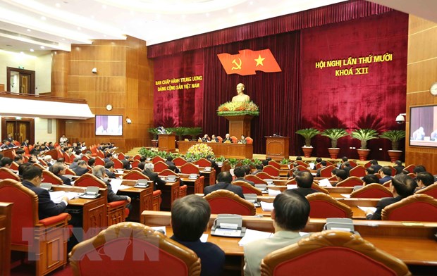 Bế mạc Hội nghị lần thứ 10, Ban Chấp hành Trung ương Đảng khóa XII be mac hoi nghi lan thu 10 ban chap hanh trung uong dang khoa xii
