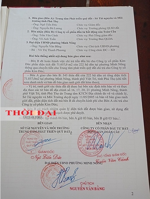 Dự án KĐT mới Tây Nam Việt Trì: Ngang nhiên san lấp khi chưa có Quyết định của UBND tỉnh du an kdt moi tay nam viet tri ngang nhien san lap khi chua co quyet dinh cua ubnd tinh