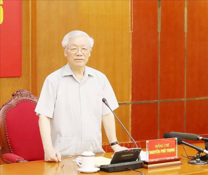 Tổng Bí thư, Chủ tịch nước Nguyễn Phú Trọng: Chuẩn bị tốt nhân sự Đại hội Đảng bộ các cấp và Đại hội XIII của Đảng tong bi thu chu tich nuoc nguyen phu trong chuan bi tot nhan su dai hoi dang bo cac cap va dai hoi xiii cua dang