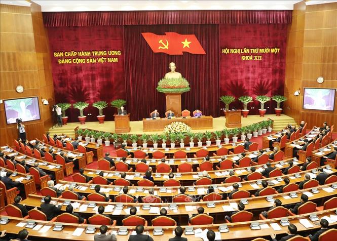 ngay lam viec thu ba hoi nghi trung uong 11