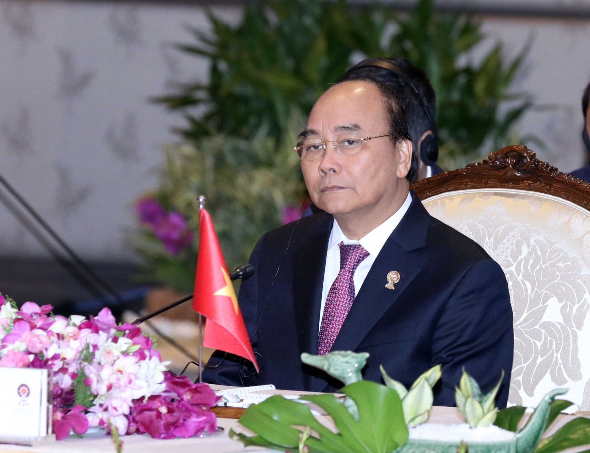 Thủ tướng Nguyễn Xuân Phúc: Việt Nam quyết tâm, kiên trì bảo vệ luật pháp quốc tế trong vấn đề Biển Đông thu tuong nguyen xuan phuc viet nam quyet tam kien tri bao ve luat phap quoc te trong van de bien dong