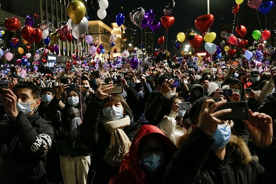 New Year's Eve around the world with pandemic controlling muting celebrations - in photos In photos: New Year's Eve around the world with pandemic controlling muting celebrations