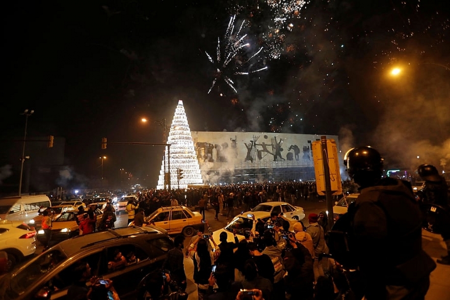 New Year's Eve around the world with pandemic controlling muting celebrations - in photos In photos: New Year's Eve around the world with pandemic controlling muting celebrations