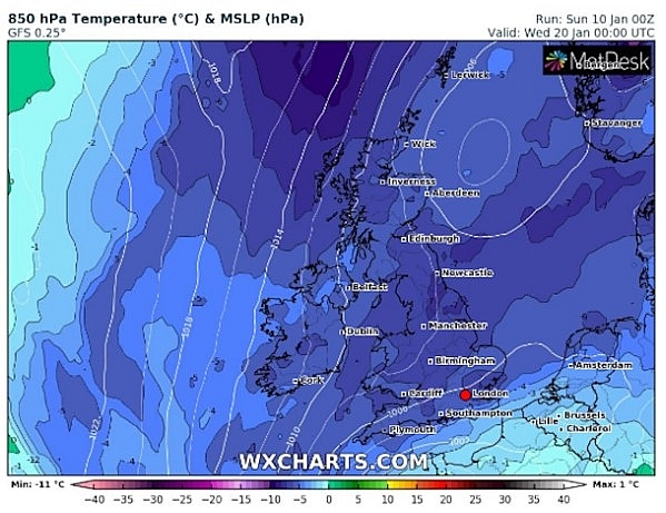 UK and Europe weather forecast latest, January 12: Milder but colder in far north in the UK with rain then heavy snow strikes UK and Europe weather forecast latest, January 12: Milder but colder in far north in the UK with rain then heavy snow strikes