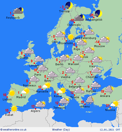 UK and Europe weather forecast latest, January 12: Milder but colder in far north in the UK with rain then heavy snow strikes UK and Europe weather forecast latest, January 12: Milder but colder in far north in the UK with rain then heavy snow strikes