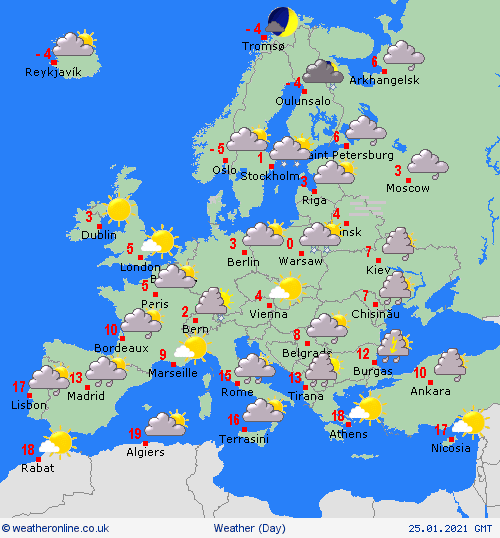 UK and Europe daily weather forecast latest, January 25: Freezing sub-zero temperatures hit the UK with heavy snow and a cold blast of Arctic air UK and Europe daily weather forecast latest, January 25: Freezing sub zero temperatures hit the UK with heavy snow and a cold blast of Arctic air