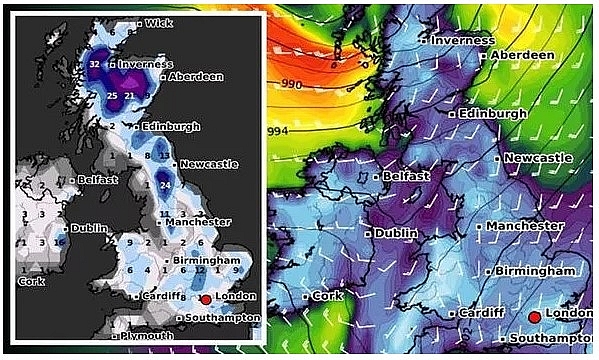 UK and Europe daily weather forecast latest, January 31: Heavy snow to sweep Britain as a brutal Icelandic freeze strikes UK and Europe daily weather forecast latest, January 31: Heavy snow to sweep Britain as a brutal Icelandic freeze strikes