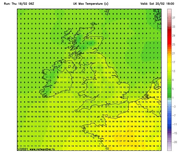 UK and Europe daily weather forecast latest, February 20: Heavy rain threatens weekend while temperatures expected to rise UK and Europe daily weather forecast latest, February 20: Heavy rain threatens weekend while temperatures expected to rise