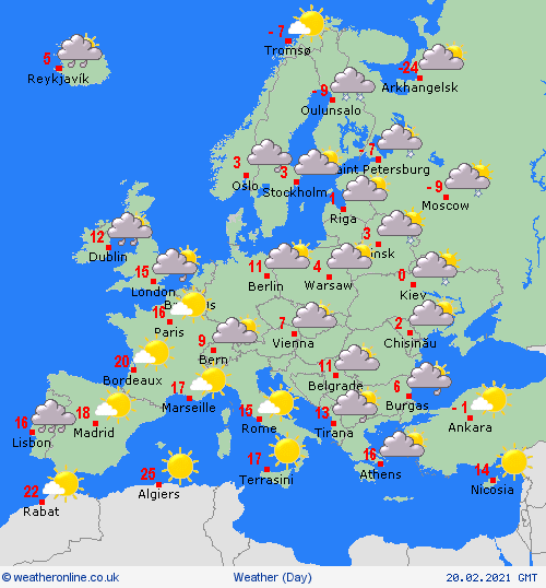 UK and Europe daily weather forecast latest, February 20: Heavy rain threatens weekend while temperatures expected to rise UK and Europe daily weather forecast latest, February 20: Heavy rain threatens weekend while temperatures expected to rise
