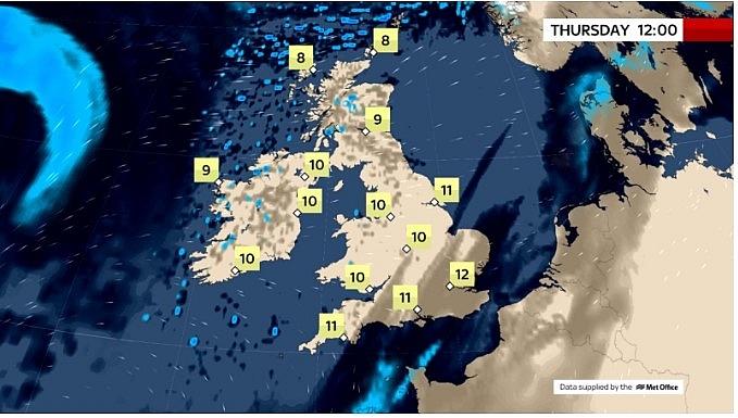 UK and Europe daily weather forecast latest, February 25: Plenty of sunshine with just a few showers in the North West of the UK UK and Europe daily weather forecast latest, February 25: Plenty of sunshine with just a few showers in the North West of the UK