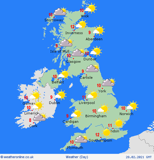 UK and Europe daily weather forecast latest, February 28: A sunny weekend with mild temperatures in the UK before freezing air to hit UK and Europe daily weather forecast latest, February 28: A sunny weekend with mild temperatures in the UK before freezing air to hit