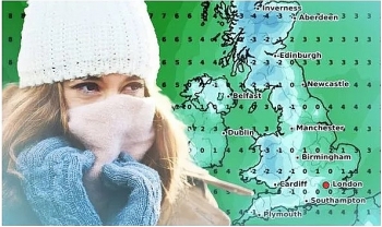uk and europe daily weather forecast latest march 4 colder breezier with showery rain in the north spreading south across much of britain