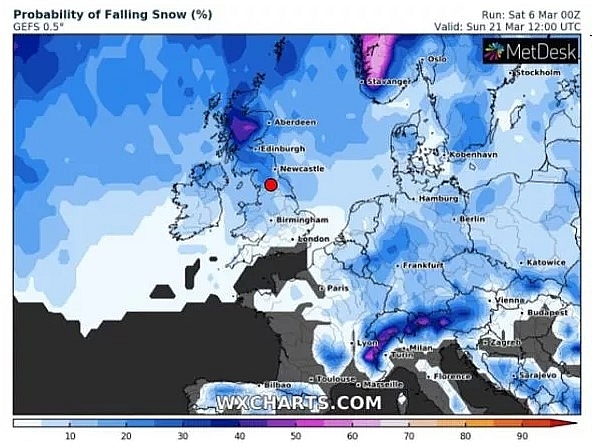 UK and Europe daily weather forecast latest, March 7: A mainly dry day with a good deal of sunshine across England, Wales and Ireland UK and Europe daily weather forecast latest, March 7: A mainly dry day with a good deal of sunshine across England, Wales and Ireland